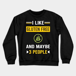 3 People Gluten Free Crewneck Sweatshirt